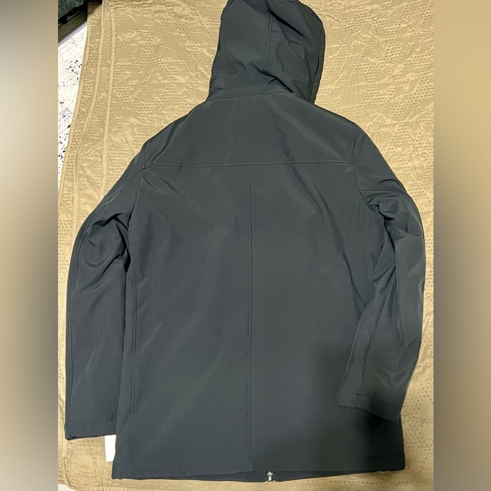 Calvin Klein Men’s Infinite Stretch Jacket with Polar Fleece Lined Bib-S Black - Picture 10 of 12